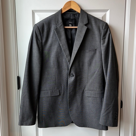 H&M Suits & Blazers Hm Gray Suit Jacket Poshmark